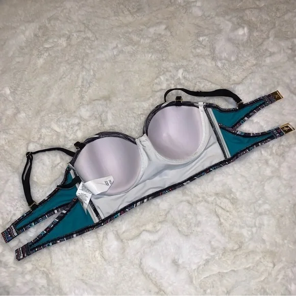 Kenneth Cole Bikini Top, sz S - Picture 6 of 7